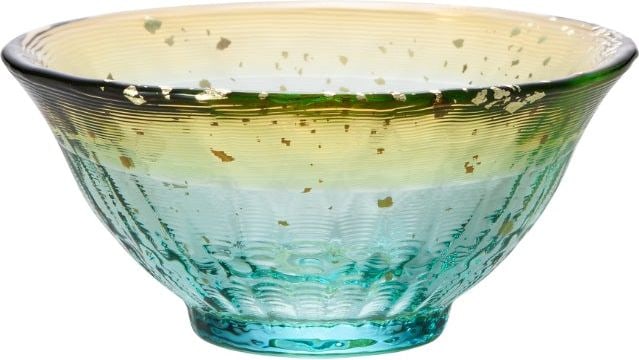 津軽びいどろ 金彩盃 爽華 月明